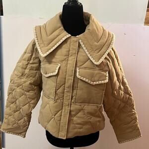LEDIN MADELINE COLLAR PUFFER JACKET‎ NWOT SIZE S